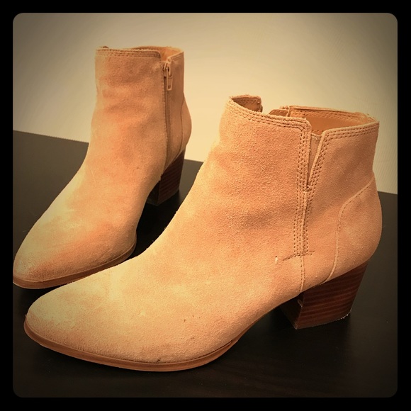 Aldo Shoes - LAST CHANCE Aldo Suede Booties in Sand/Tan